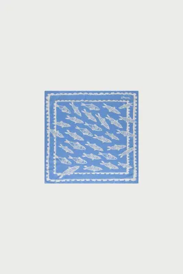 Fabienne Chapot Scarf ACCSCA01 Marina Blue/Cosy Whi