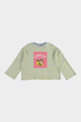 Aline - sweater Jette Limoncello streep