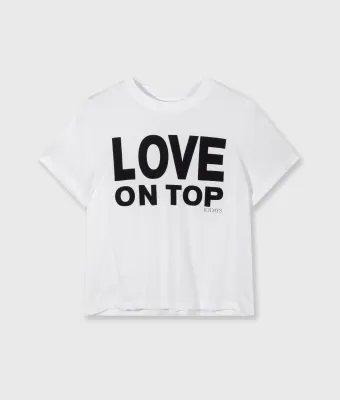 10DAYS Love petite tee 20-747-6202 white