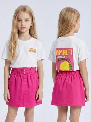 Aline - t-shirt kids Amalfi wit