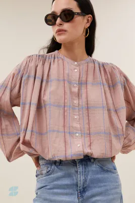 By-Bar Nyka 26112032 blush pink check