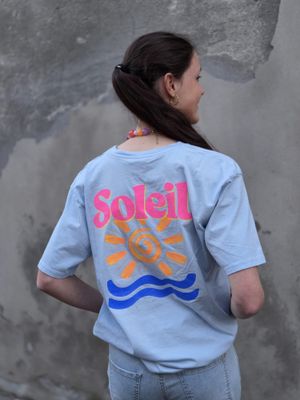 Aline t-shirt soleil blue