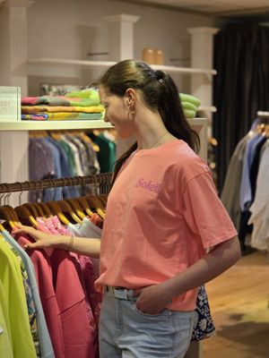 Aline t-shirt soleil oranje