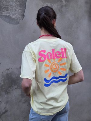 Aline t-shirt soleil geel