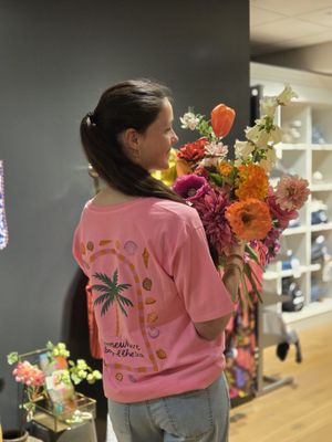 Aline t-shirt somewhere rose