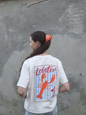 Aline t-shirt lobster wit
