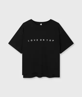 10DAYS love tee 20-741-6202 black