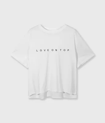 10DAYS love tee 20-741-6202 white