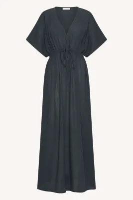 By-Bar long dress 26217009 charcoal