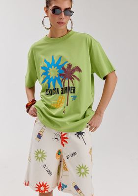 Harper & Yve T-shirt Sunnysummer HS6Y306 Groen