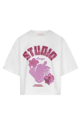 Studio Amaya Fruits shirt 262-ST24 White