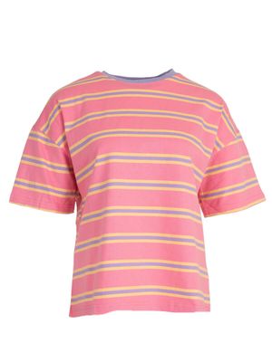 Azzurro - striped tee A-9160 PINK
