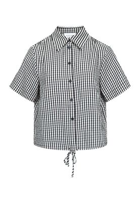 Sisters Point - Eleo blouse Zwarte ruit