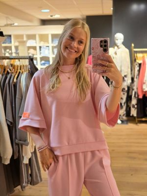 Aline - sweatset 'Rixte' rose