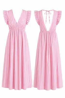 Aline - streepjurk roesel rose