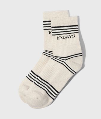 10DAYS socks 20-931-6202 soft white melee