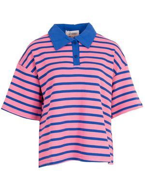 Aline - striped polo A-9164 Blue