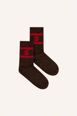 By-Bar logo glitter chocolate socks - lollipop