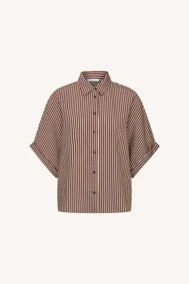 By-Bar sunny stripe blouse - burgundy stripe By-Bar sunny stripe blouse - burgundy stripe