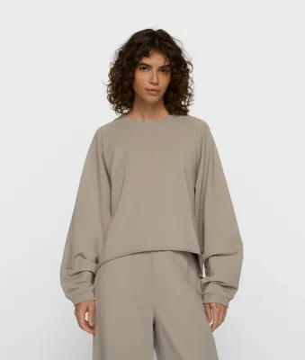 10DAYS raglan sweater 20-808-6203 fog