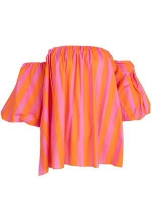 Aline - offshoulder top A-8632 barbiepink/orange Aline - offshoulder top A-8632 barbiepink/orange