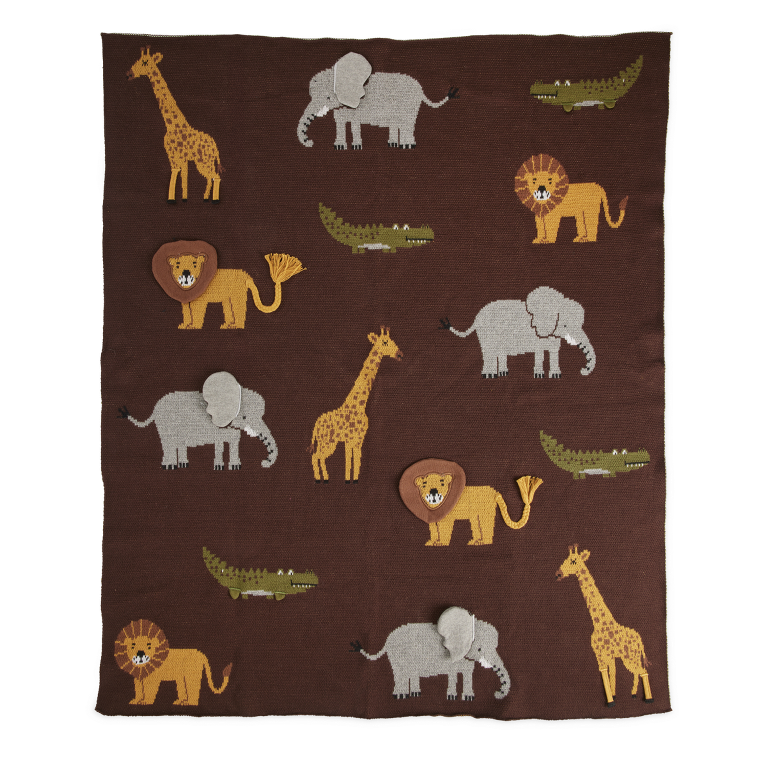 RICE - babydeken Chocolate Brown RICE - babydeken Chocolate Brown