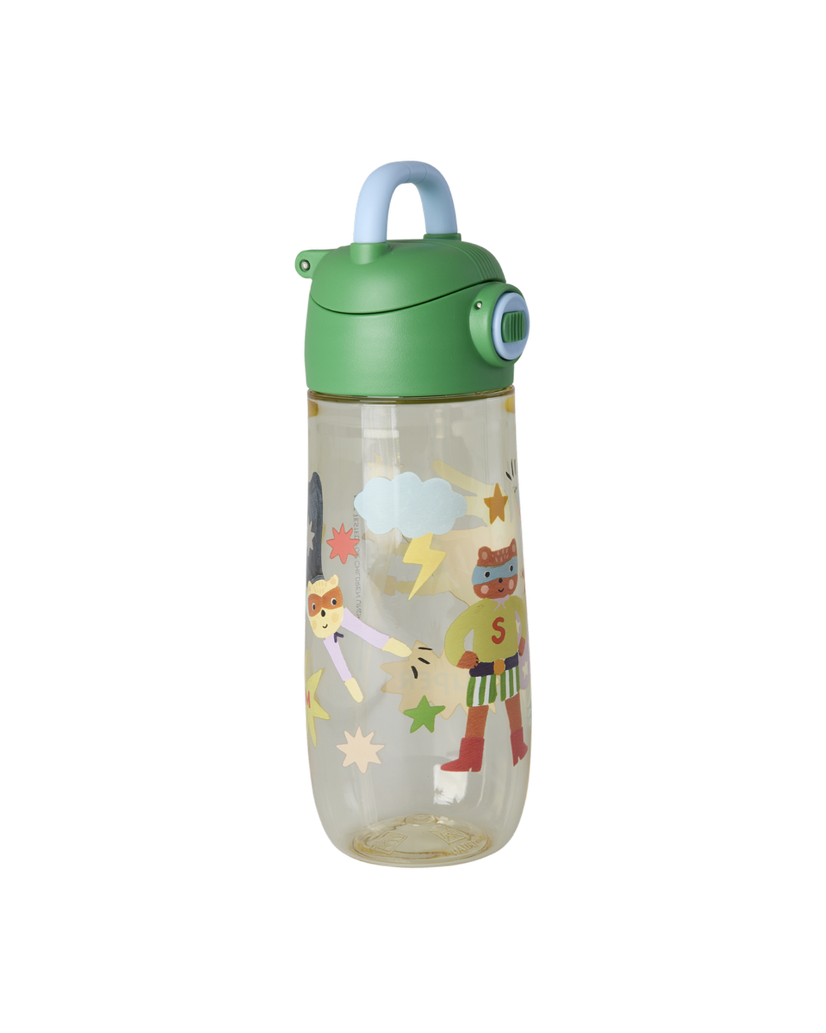 RICE - drinkfles Hero print groen