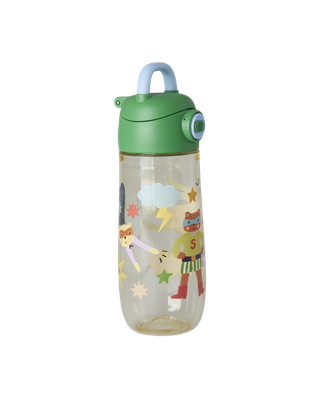 RICE - drinkfles Hero print groen
