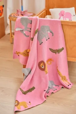 RICE - babydeken roze