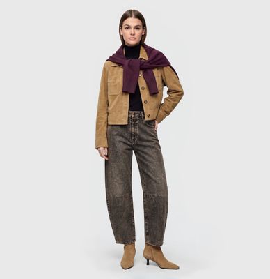 MAC Dakota 0333L312391 brown crincle wash
