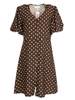 Aline - dress little dots A-8786 D.Bruin