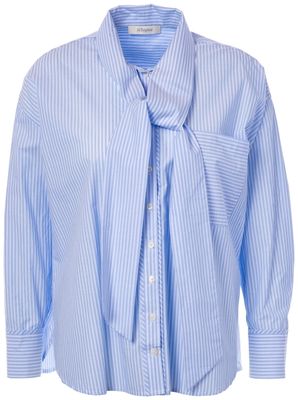 JcSophie - Polo blouse P5125 Light blue stripes JcSophie - Polo blouse P5125 Light blue stripes