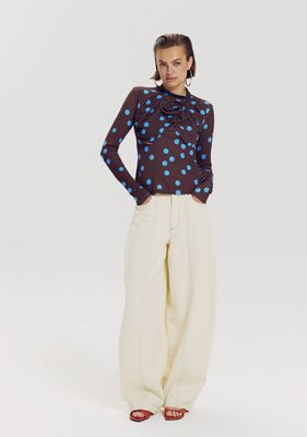 Harper&Yve Jose AW6T500 blue polka dot