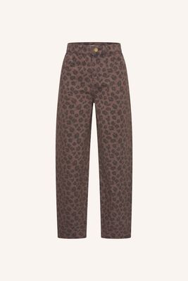 By-Bar Lew cheetah pants 26419312 chocolate brown