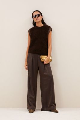By-Bar Lodi metallic pants 26418024 bronze
