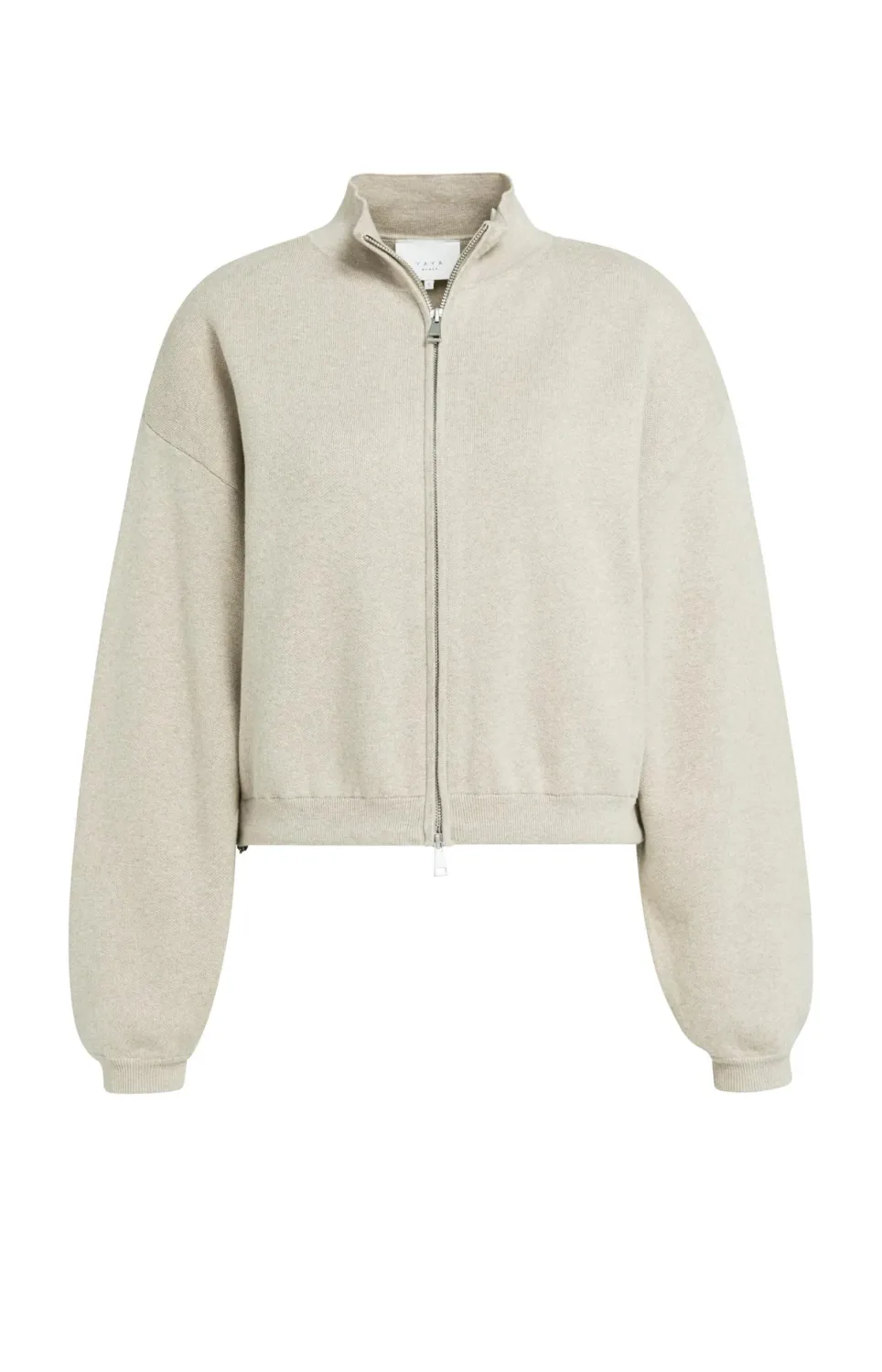 YAYA 01-010171-608 PURE CASHMERE GREY MELANGE YAYA 01-010171-608 PURE CASHMERE GREY MELANGE