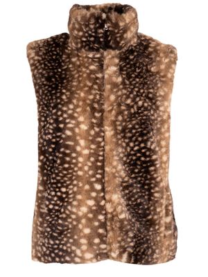 Aline - gilet bambi bruin