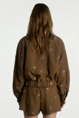 Aaiko - Sete jacket teak green