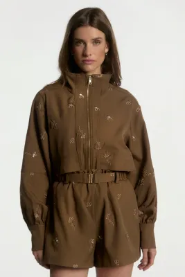 Aaiko - Sete jacket teak green