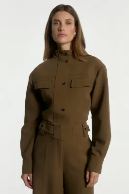 Aaiko - Auray jacket teak green