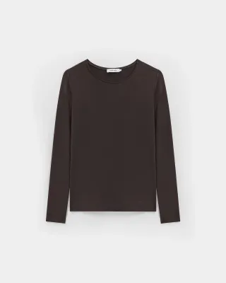 Knit-ted Zoe top 111P007 Choco