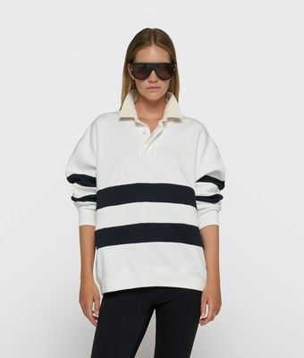 10DAYS rugby sweater 20-801-6204 ecru
