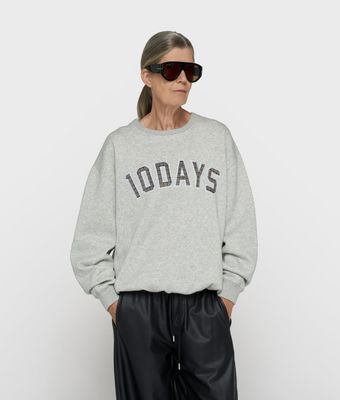 10DAYS sweater 20-816-6204 light grey melee