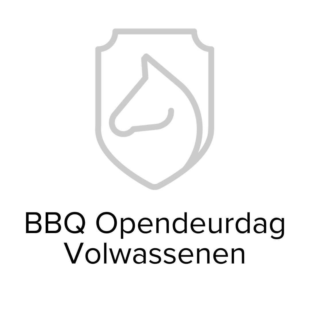 BBQ Opendeurdag 2026 - Volwassenen