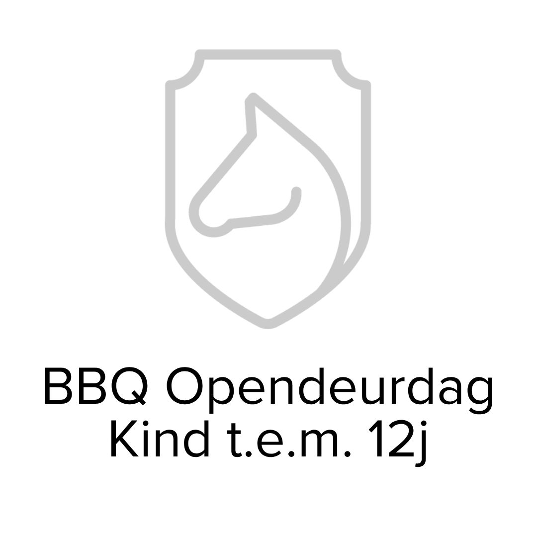 BBQ Opendeurdag 2026 - Kind t.e.m. 12j