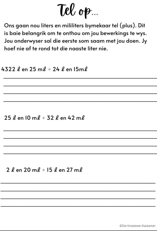Wiskunde Graad 4 Kwartaal 3 Werkboek