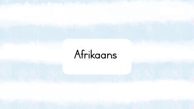 Afrikaans