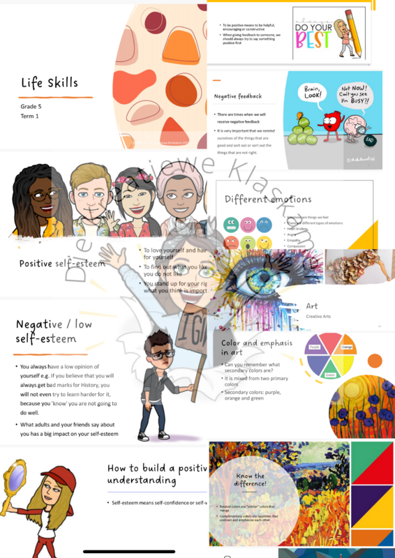 Life Skills &amp; Art Grade 5 Term 1 PowerPoint