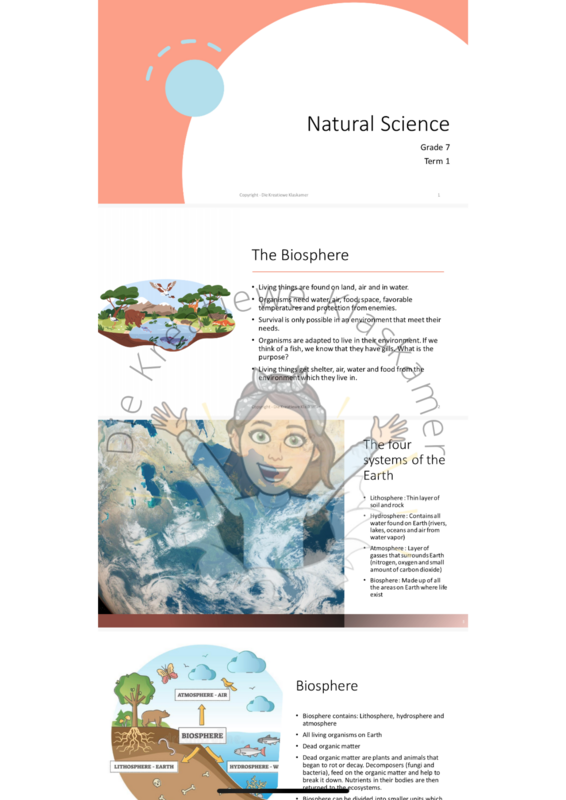 Natural Science Grade 7 Term 1 PowerPoint