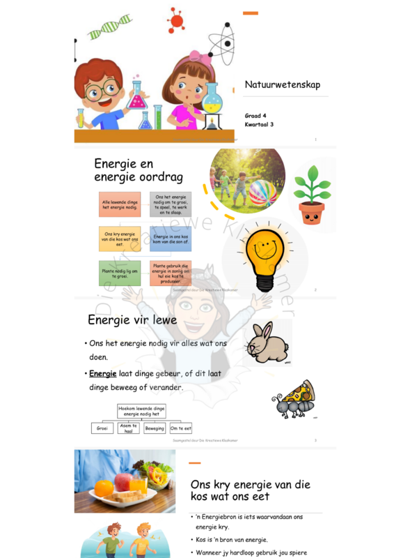 Natuurwetenskap Graad 4 Kwartaal 3 PowerPoint
